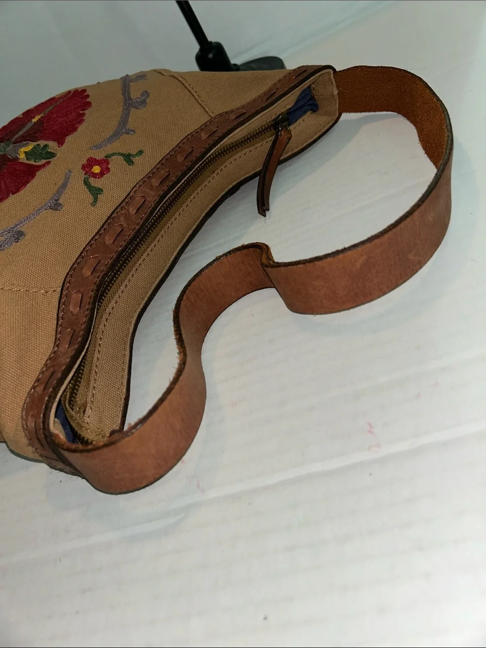 Lucky Brand St. Jude Children's Research Hospital Canvas & Leather Hobo bag